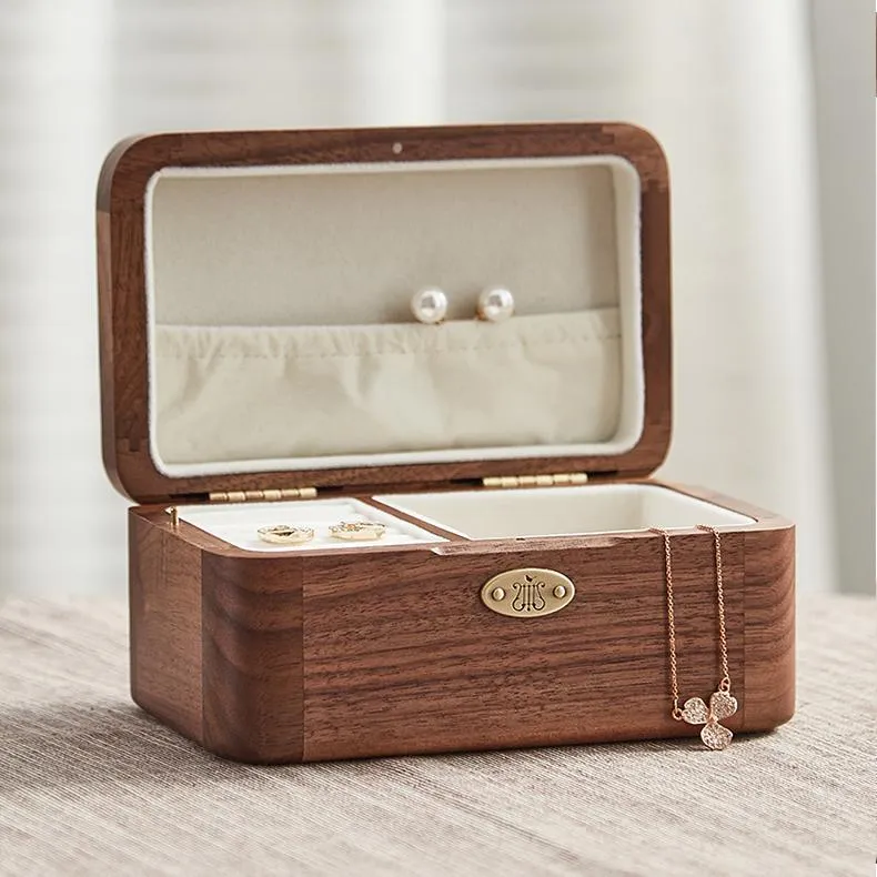 Premium Eyes on Me Wooden Music Box with Jewelry Box