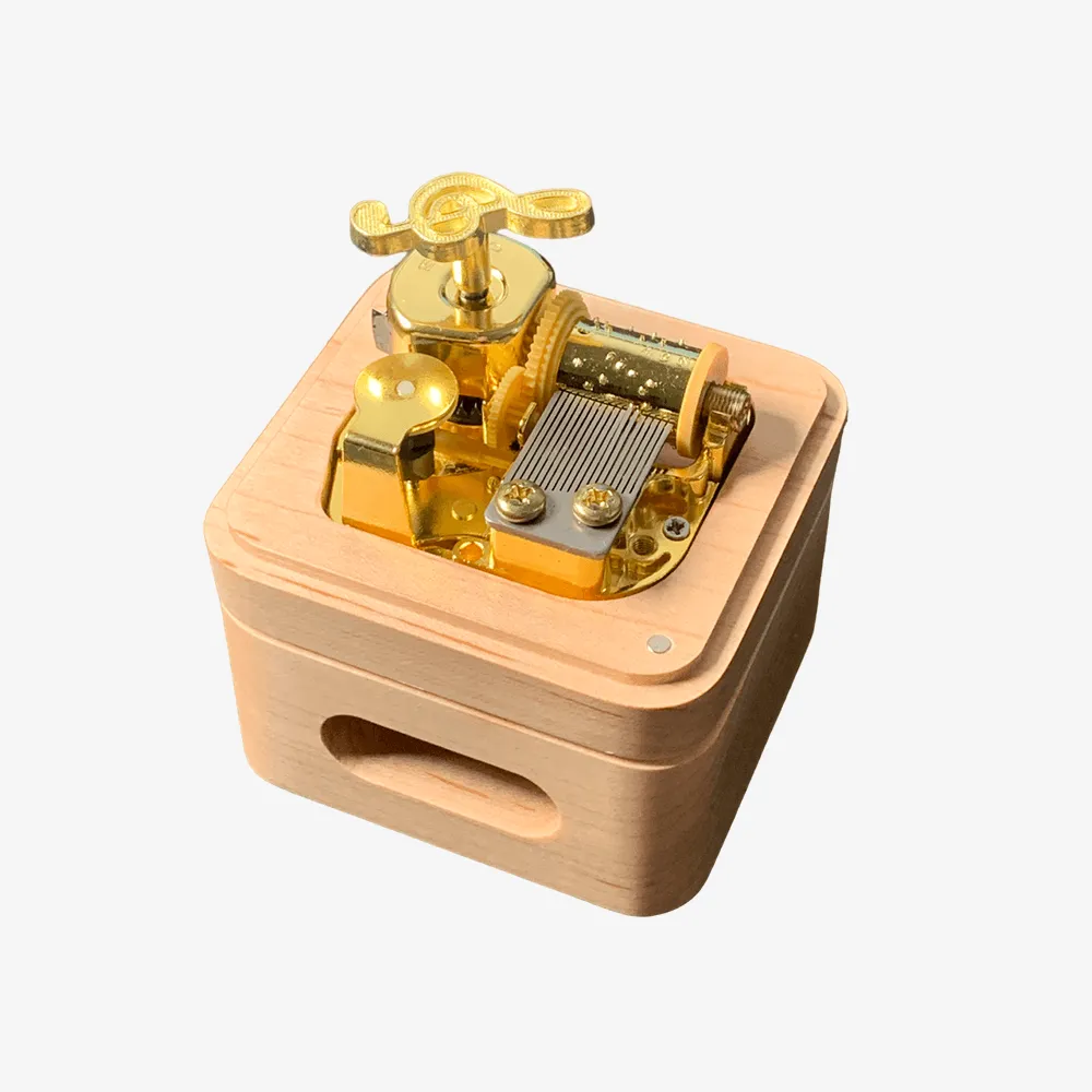 Premium Wooden Music Box with Resonance Box (Studio Ghibli Tunes Collection)