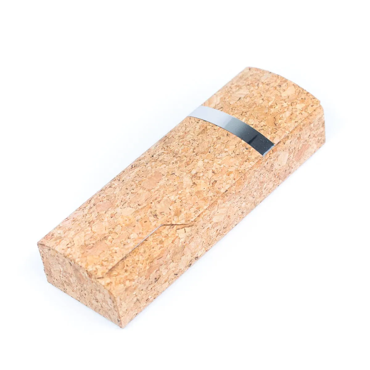 Printed cork glasses case with magnet closure L-1015