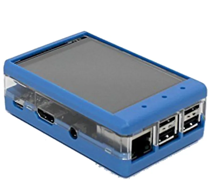 Protective Blue Case for Raspberry Pi 2, 3, 3B  and 3.2" LCD