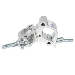 ProX T-C6S Aluminum Slim Dual M10 Clamp with Big Wing Knob for 2" Truss Tube Capacity 661 lbs.