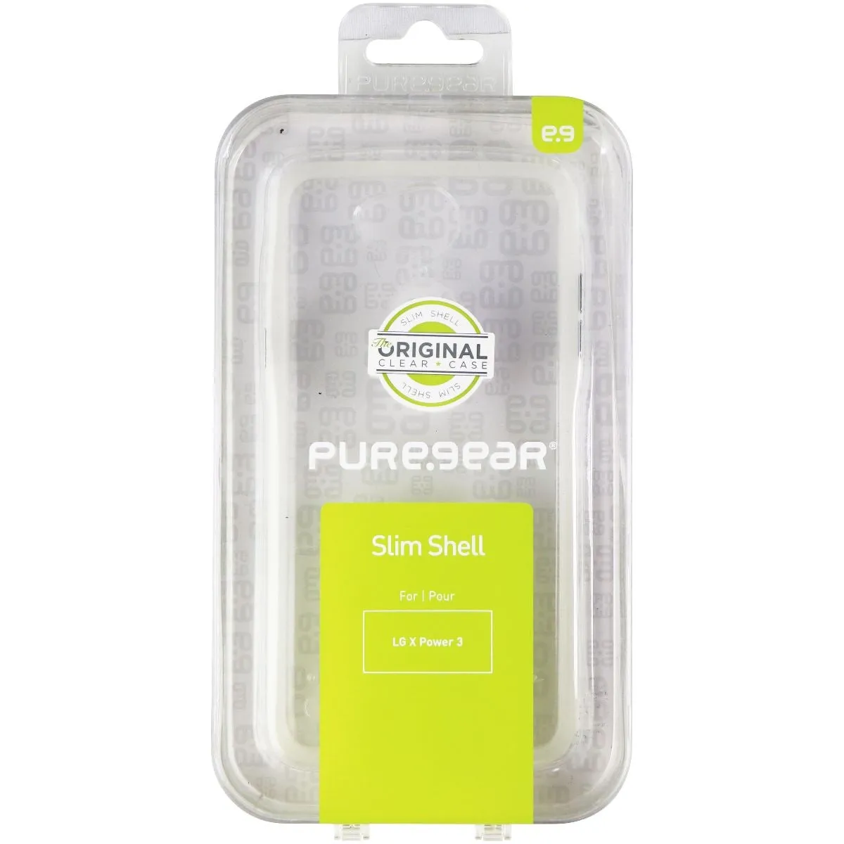 PureGear Slim Shell Protective Case for LG X Power 3 Smartphones - Clear