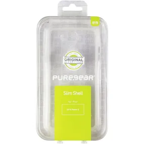 PureGear Slim Shell Protective Case for LG X Power 3 Smartphones - Clear