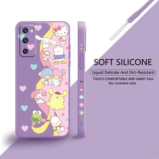 Purple Friends Samsung Phone Case