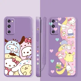 Purple Friends Samsung Phone Case