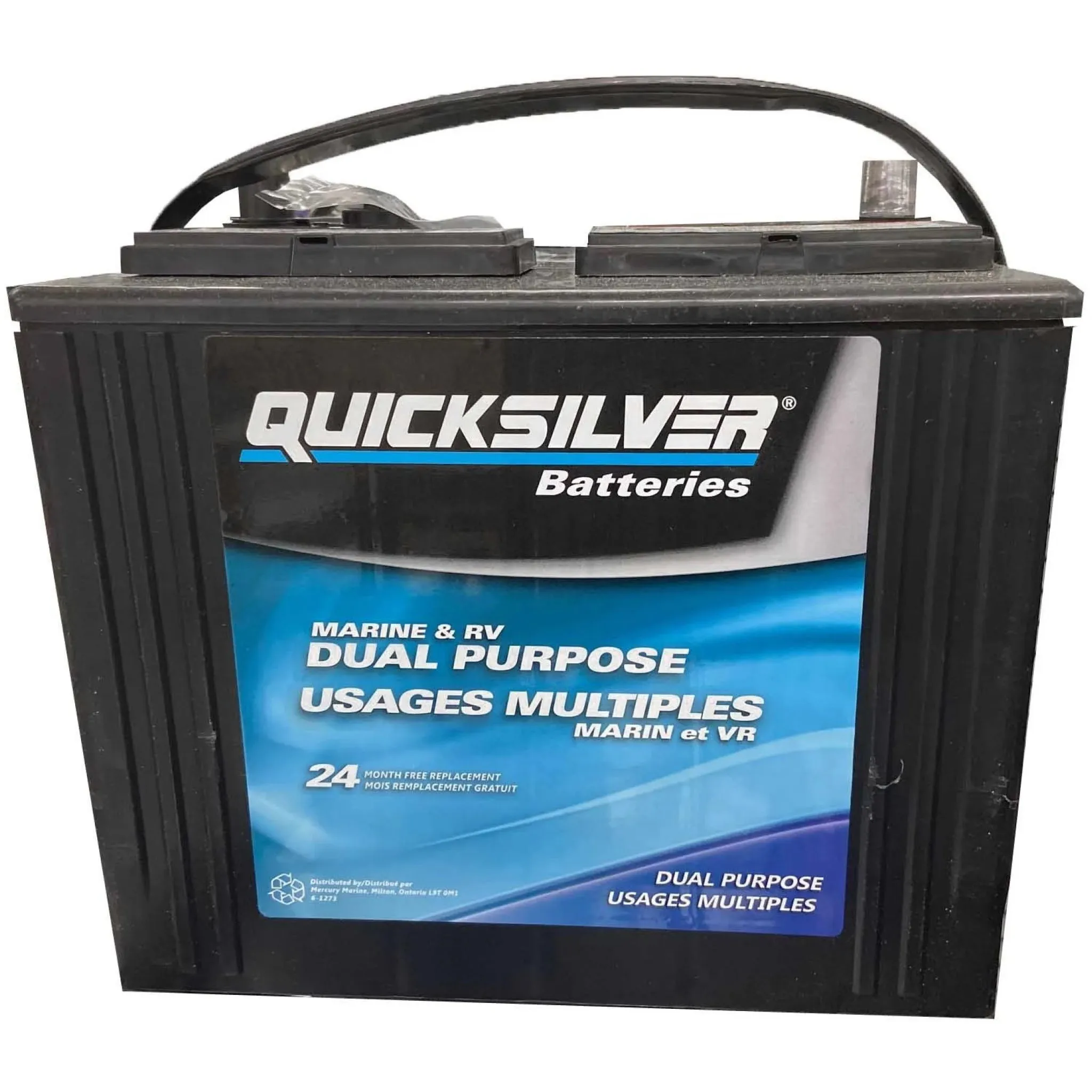 Quicksilver 12V Group 24 Dual Purp. Bat*NO SHIP*