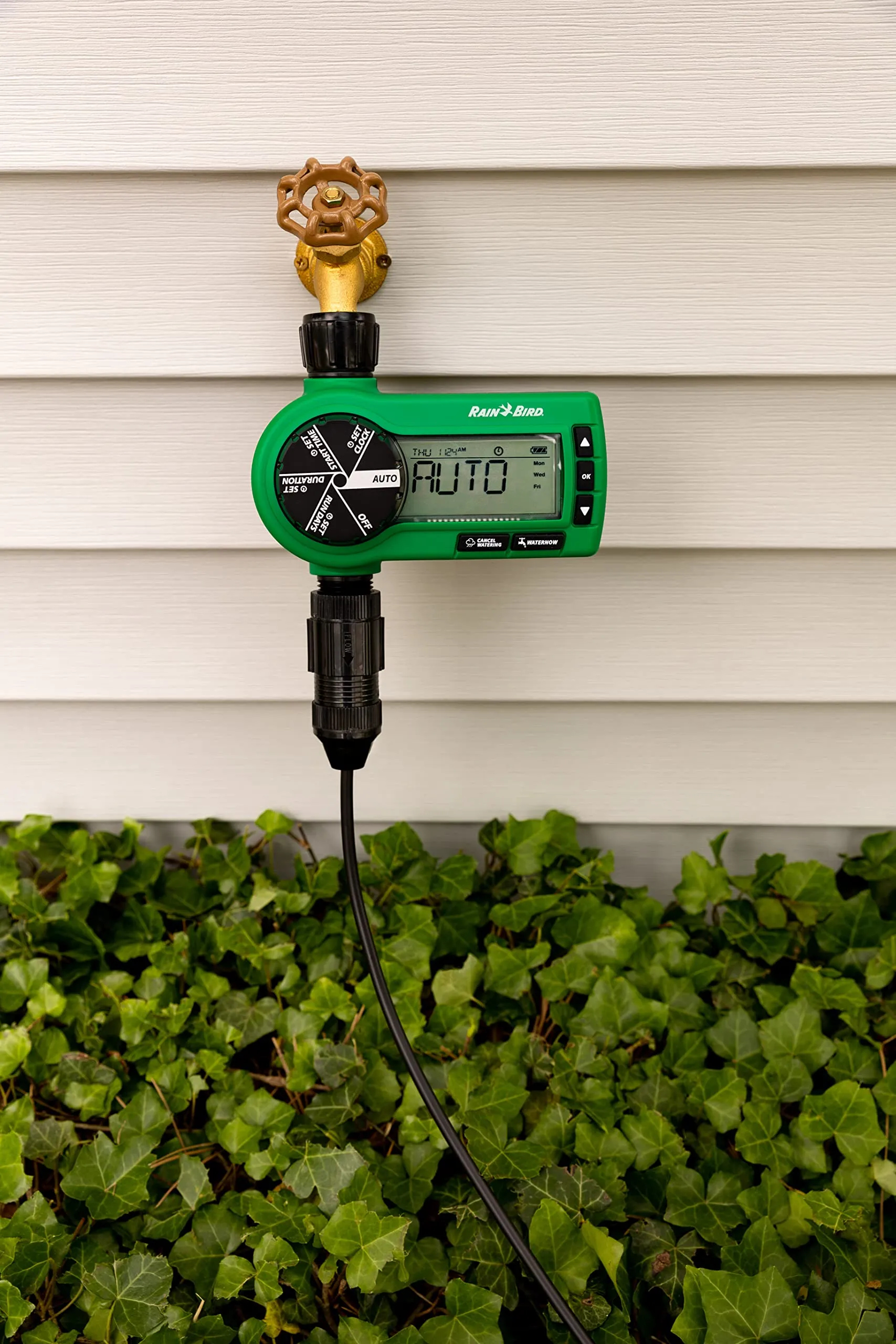 Rain Bird Digital Garden Hose Timer Easy Program & Large Display