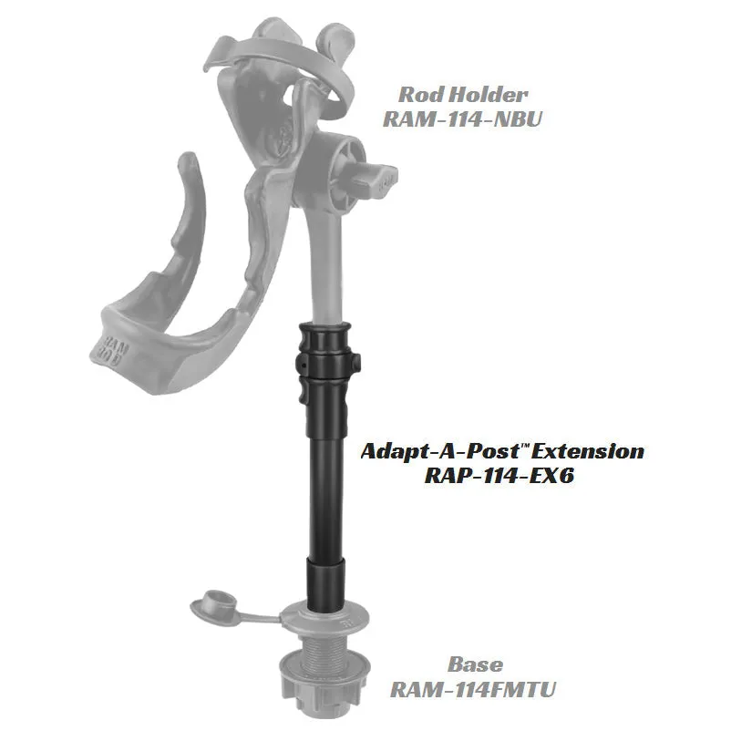 RAM® Adapt-A-Post™ 9" Extension Pole