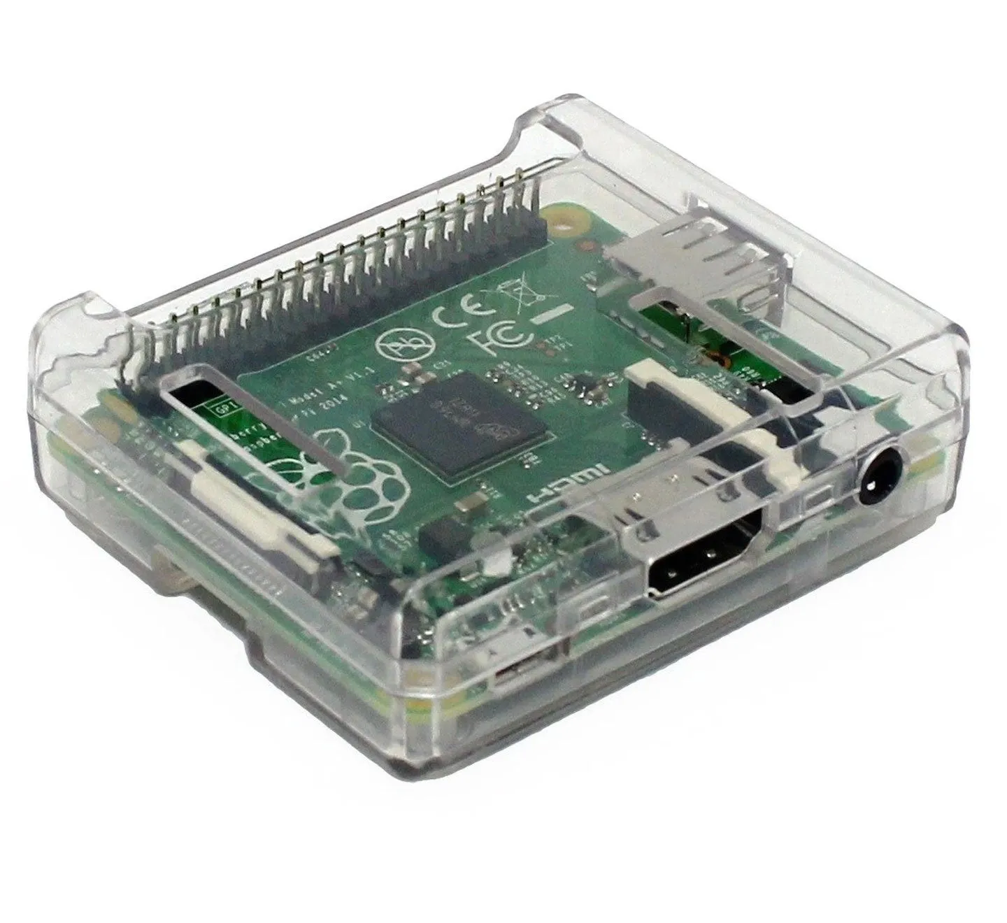 Raspberry Pi Model A  Clear Case