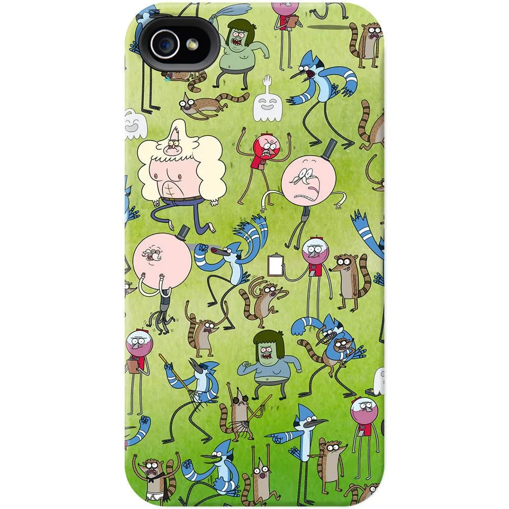 Regular Show Allover Print Cast Phone Case for iPhone and Galaxy