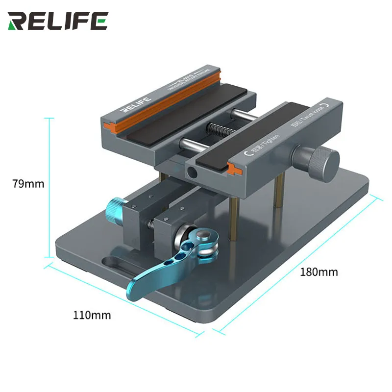 Relife RL-601S Anti-slip Rotating Universal Fixture Clamp Holder Remove Separation Mobile Phone Back Cover Glass Frame Camera Lens