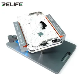 Relife RL-601S Anti-slip Rotating Universal Fixture Clamp Holder Remove Separation Mobile Phone Back Cover Glass Frame Camera Lens