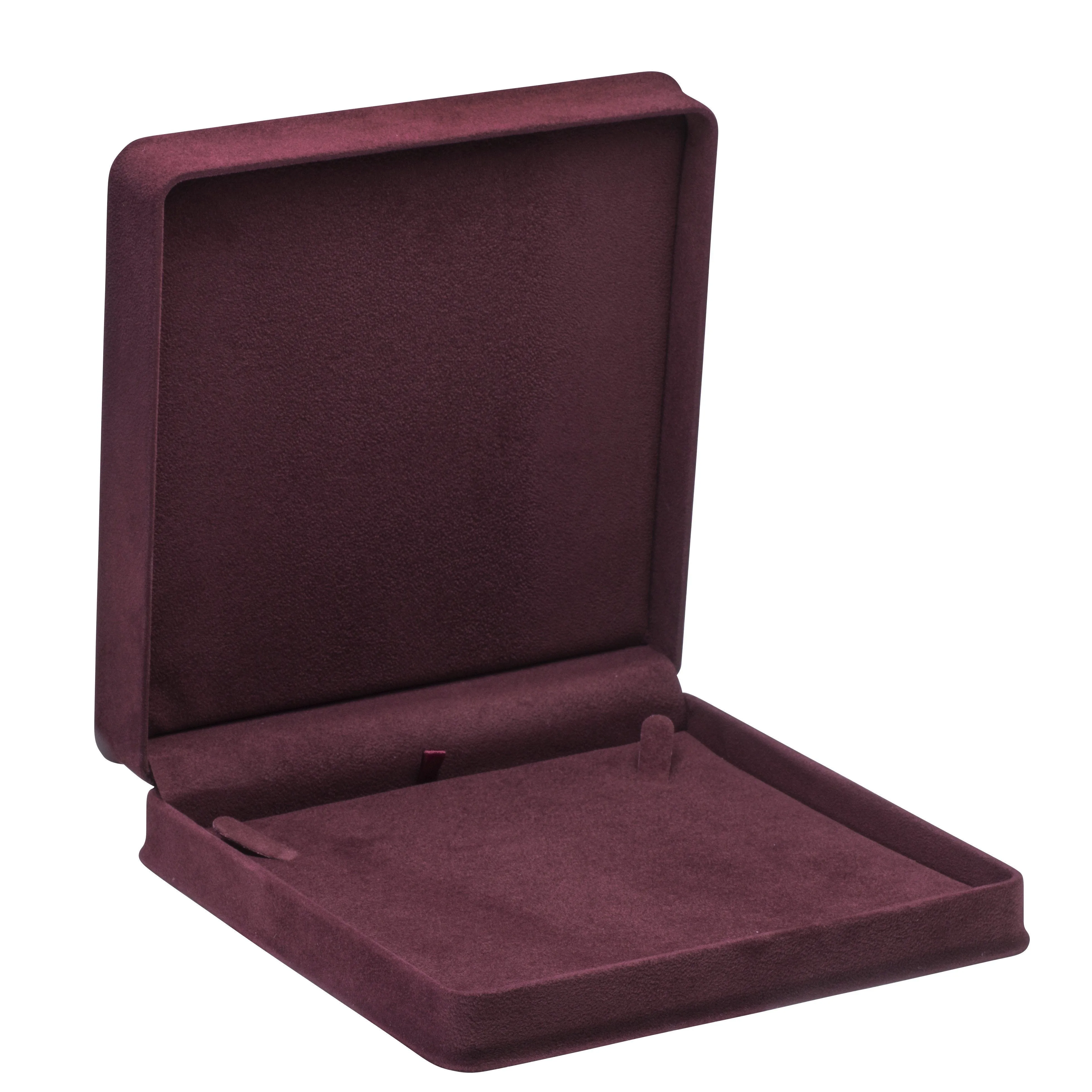 Rich Suede Necklace Box, Ornate Collection