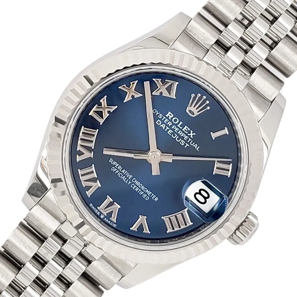 Rolex Datejust   Blue Roman Dial Jubilee Watch   TFJ-142508253