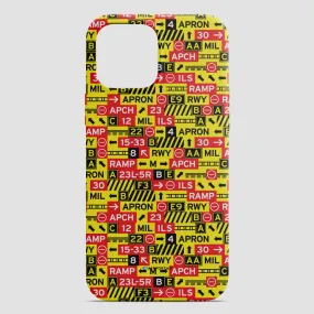 Runway Signs - Phone Case