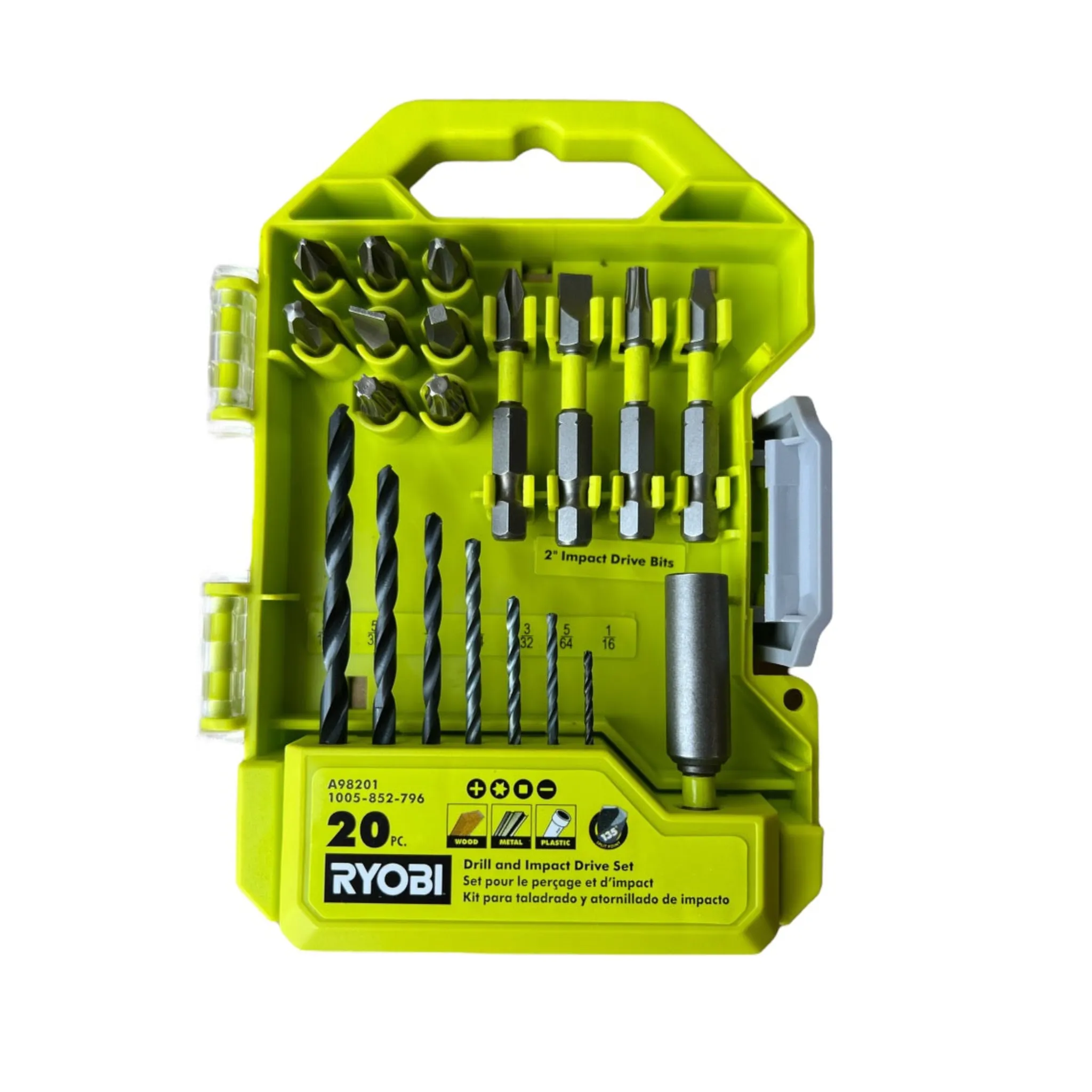 RYOBI Drill and Impact Drive Kit (20-Piece)