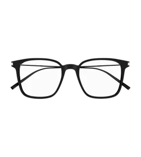 Saint Laurent Women's Black Square Optical Frame