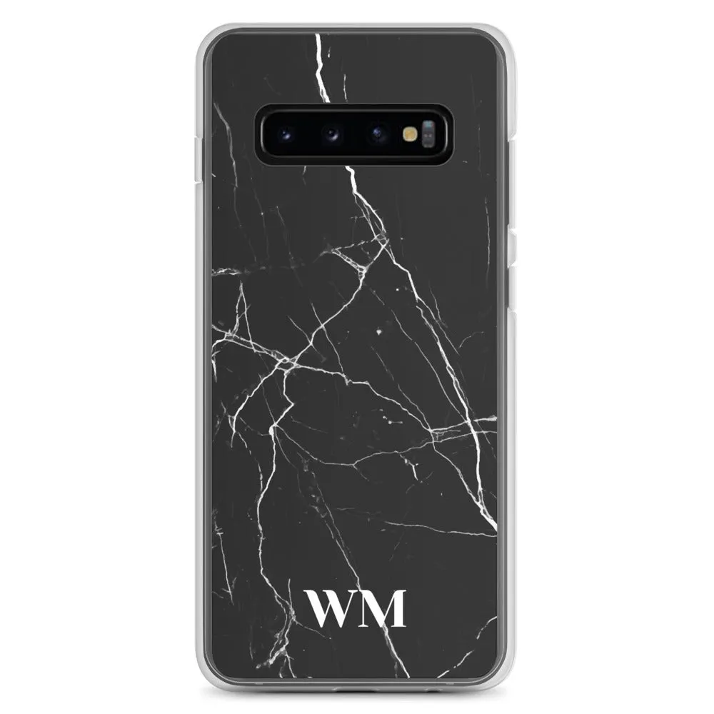 Samsung Case - Black Marble