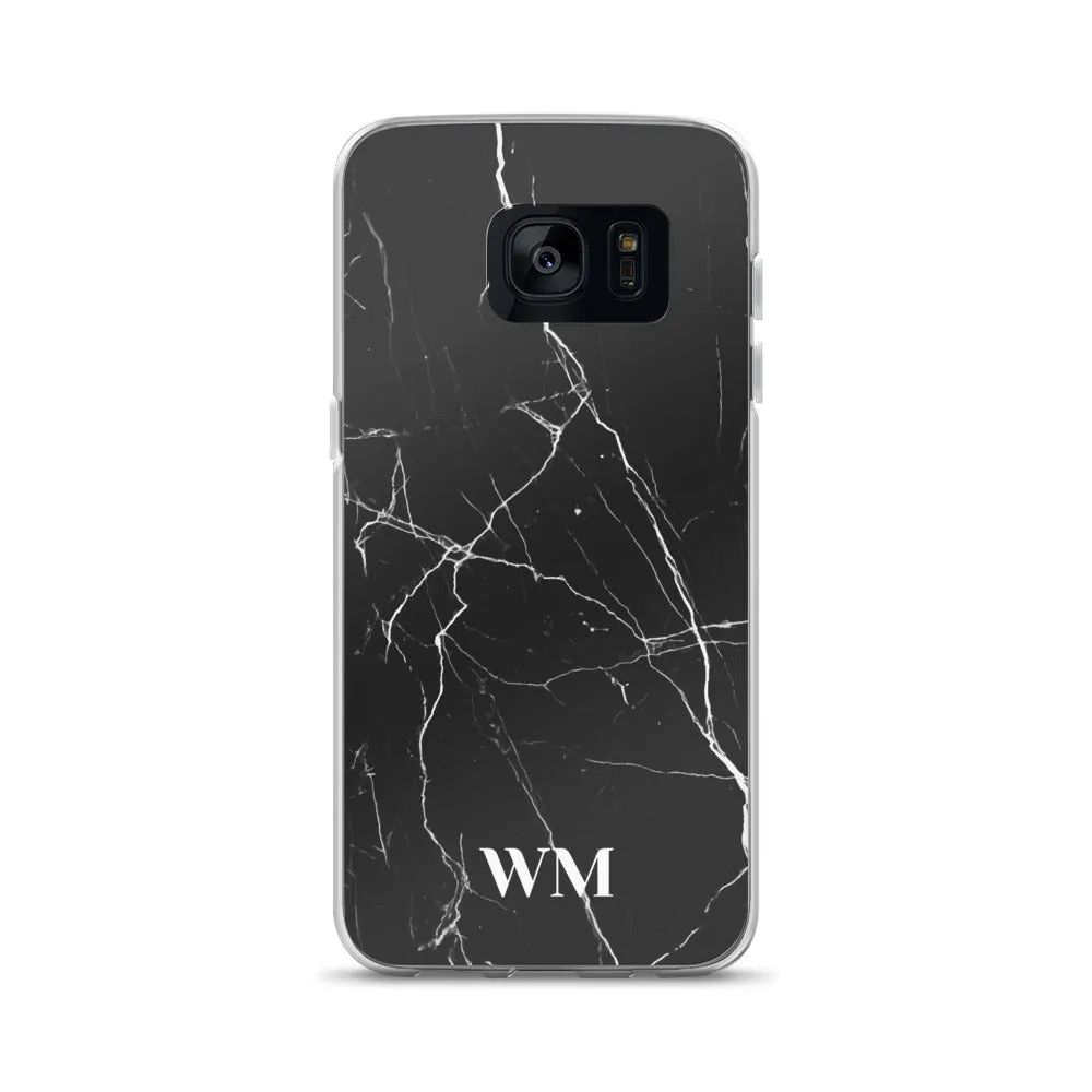 Samsung Case - Black Marble