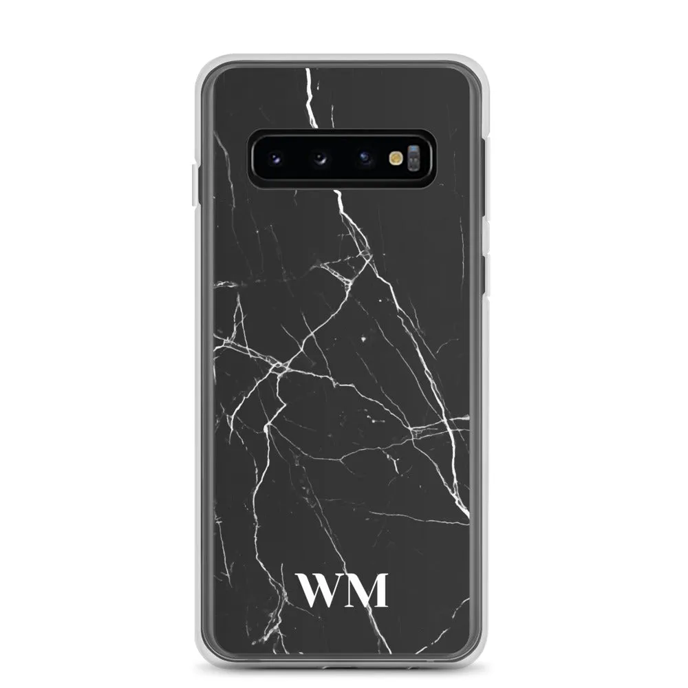 Samsung Case - Black Marble