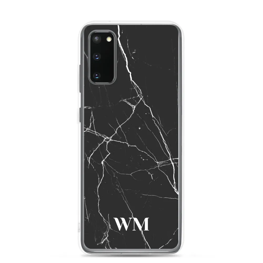 Samsung Case - Black Marble