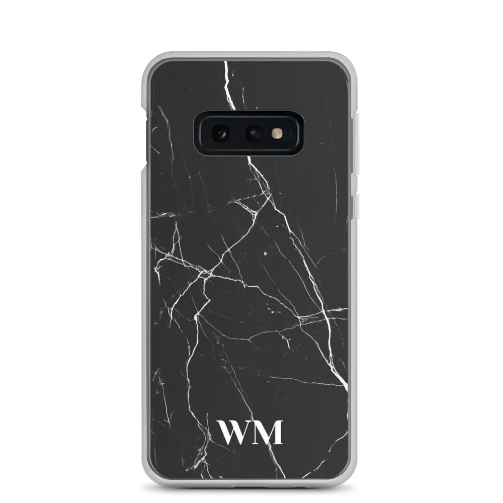 Samsung Case - Black Marble