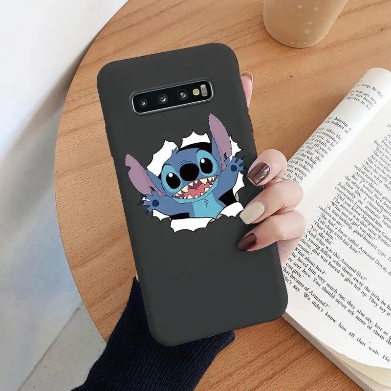 Samsung Galaxy S10 Cartoon Lilo Stitch Phone Case