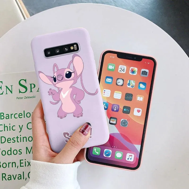 Samsung Galaxy S10 Cartoon Lilo Stitch Phone Case