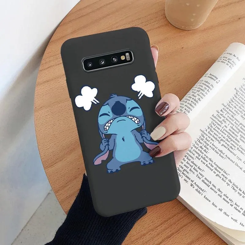 Samsung Galaxy S10 Cartoon Lilo Stitch Phone Case