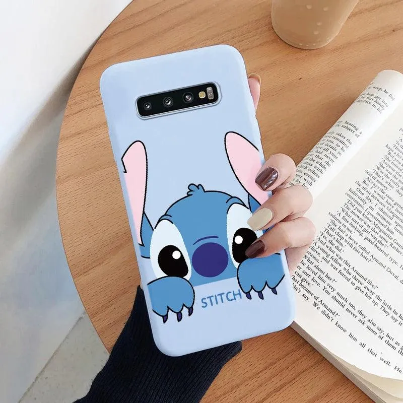 Samsung Galaxy S10 Cartoon Lilo Stitch Phone Case