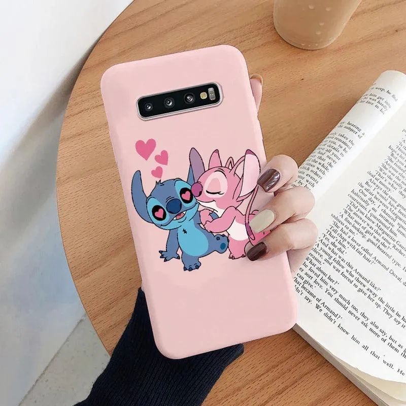 Samsung Galaxy S10 Cartoon Lilo Stitch Phone Case