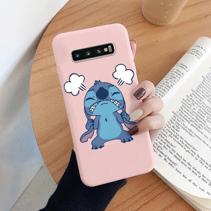 Samsung Galaxy S10 Cartoon Lilo Stitch Phone Case