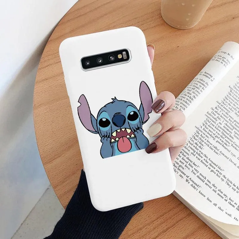 Samsung Galaxy S10 Cartoon Lilo Stitch Phone Case