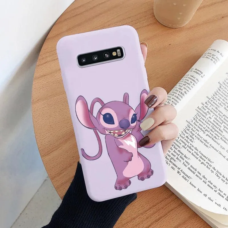 Samsung Galaxy S10 Cartoon Lilo Stitch Phone Case