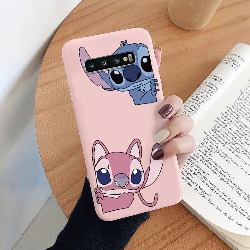 Samsung Galaxy S10 Cartoon Lilo Stitch Phone Case