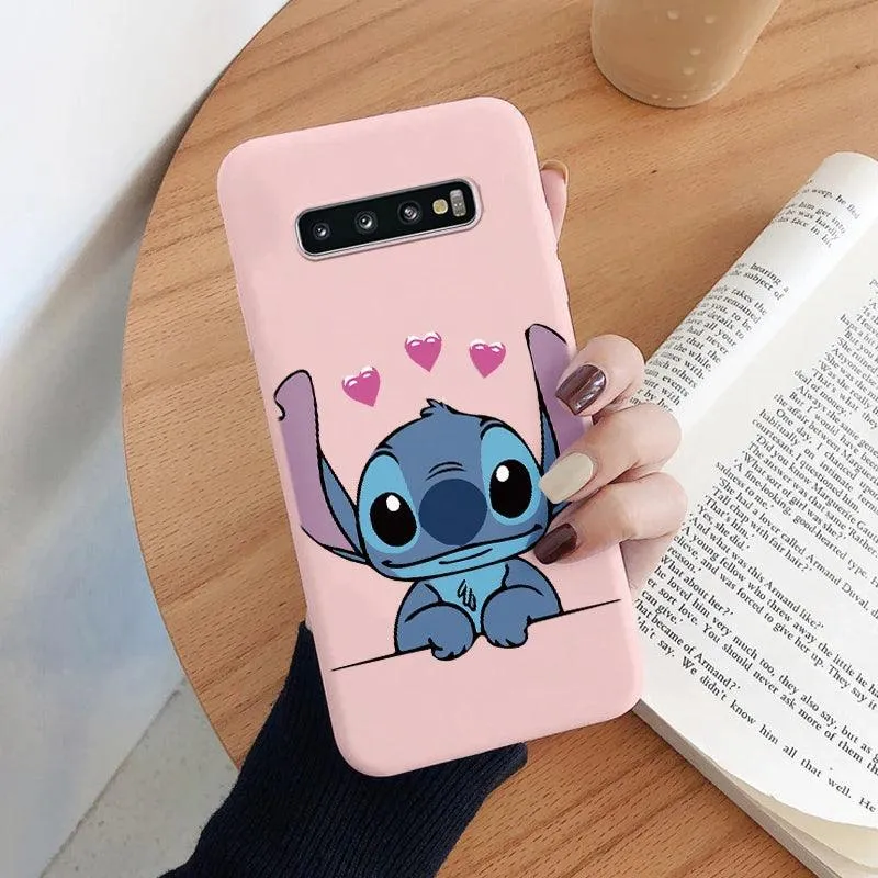 Samsung Galaxy S10 Cartoon Lilo Stitch Phone Case