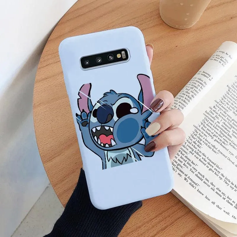 Samsung Galaxy S10 Cartoon Lilo Stitch Phone Case