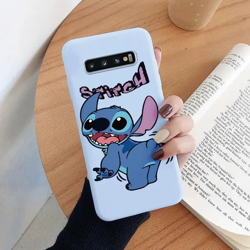 Samsung Galaxy S10 Cartoon Lilo Stitch Phone Case