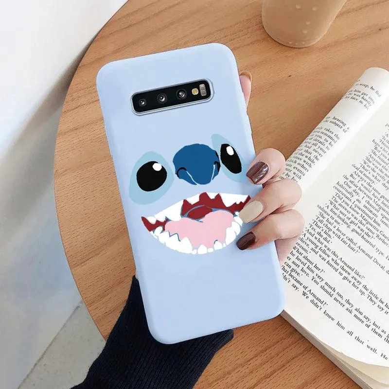 Samsung Galaxy S10 Cartoon Lilo Stitch Phone Case