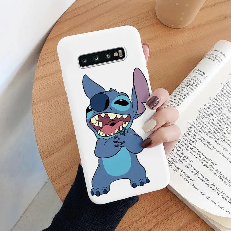 Samsung Galaxy S10 Cartoon Lilo Stitch Phone Case