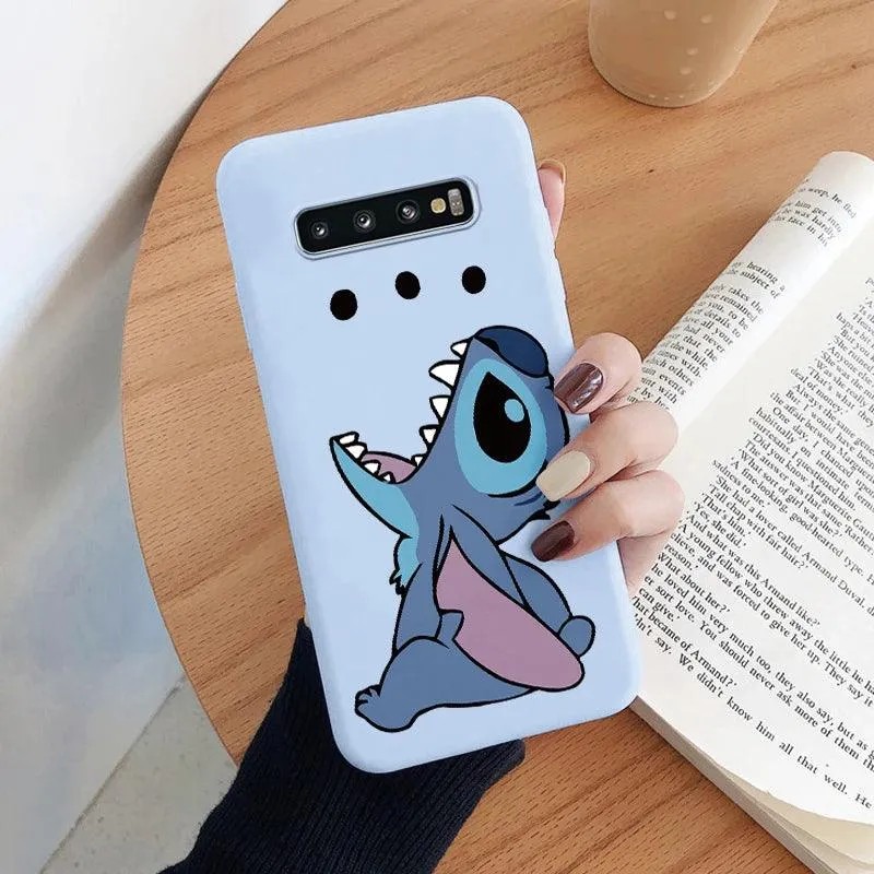 Samsung Galaxy S10 Cartoon Lilo Stitch Phone Case