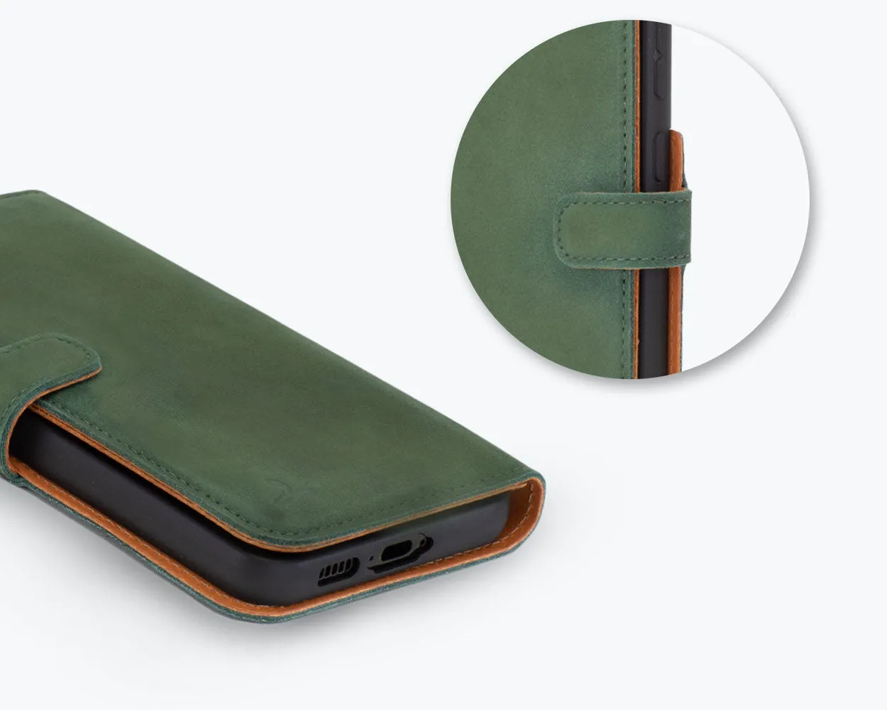 Samsung Galaxy S23 Plus - Vintage Leather Wallet