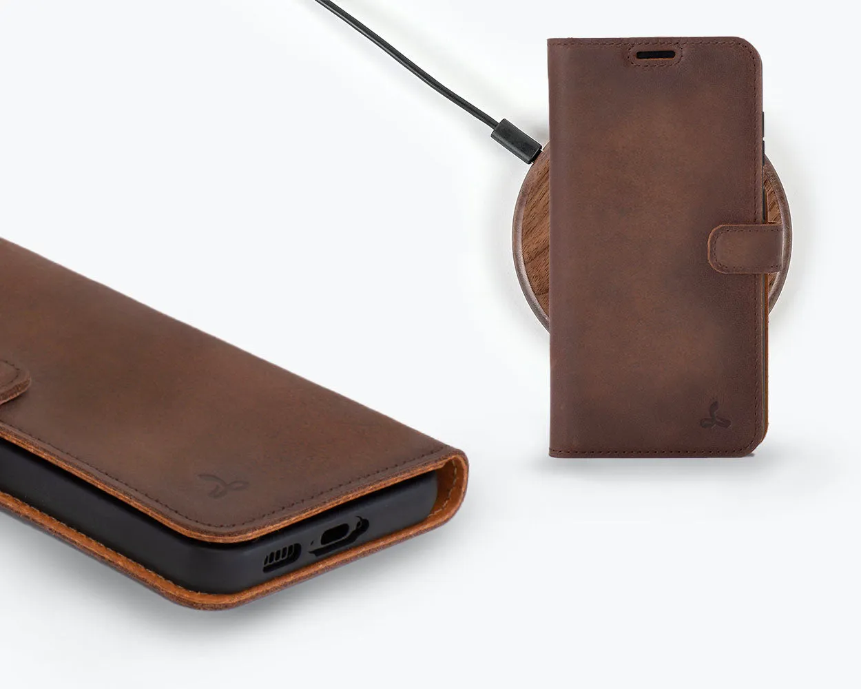 Samsung Galaxy S23 Plus - Vintage Leather Wallet