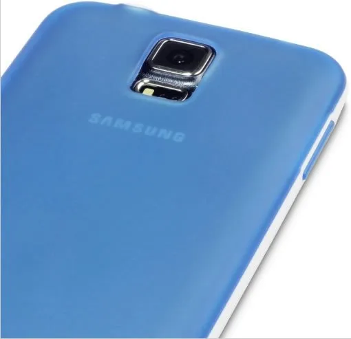 Samsung Galaxy S5 Gel Bumper Case - Blue