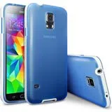 Samsung Galaxy S5 Gel Bumper Case - Blue