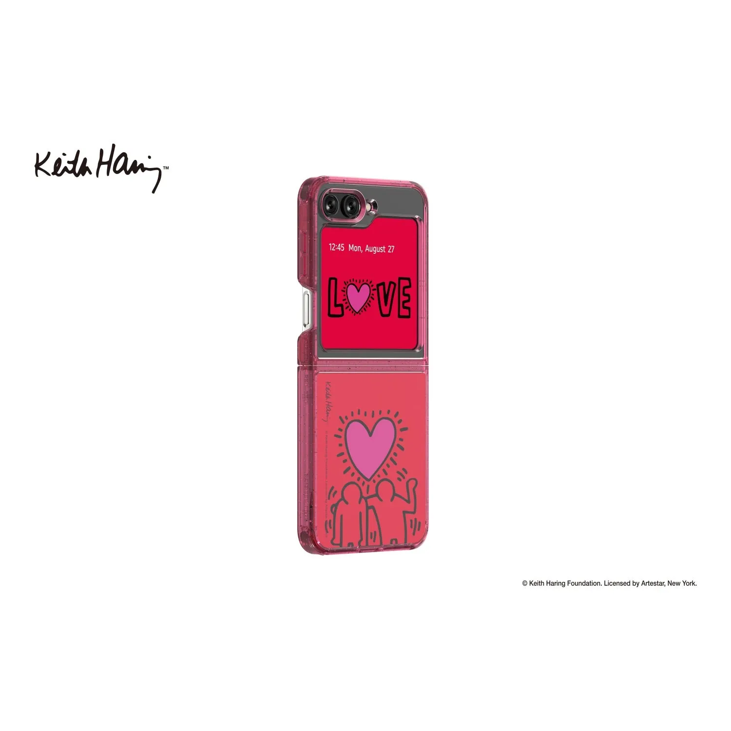 Samsung SMAPP Keith Haring Love Eco-Friends Cover - Samsung Galaxy Z Flip5 - Red