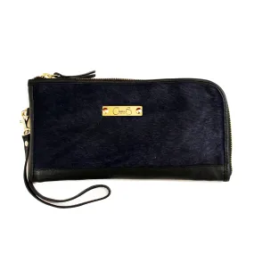 Savon - Navy wallet-clutch