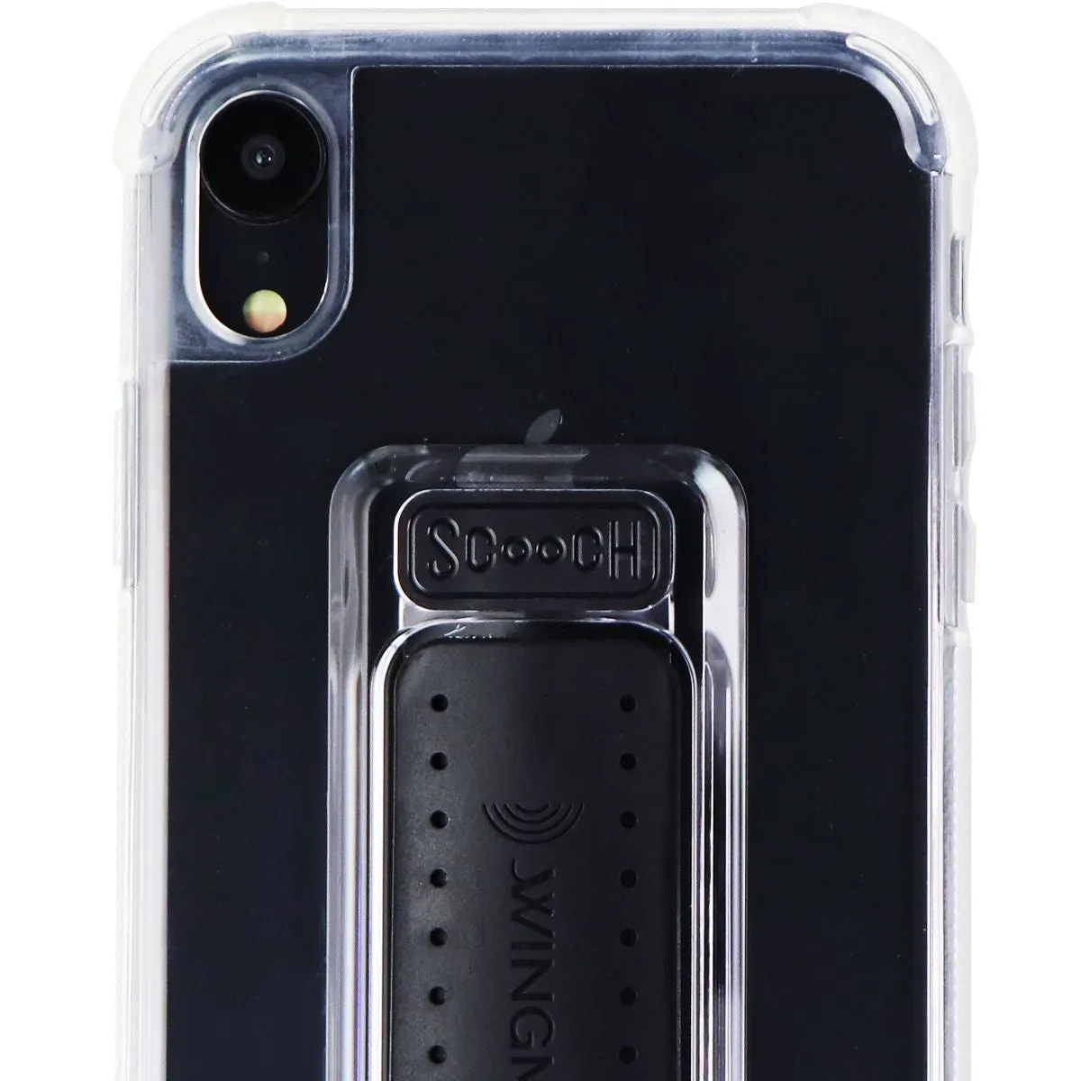 Scooch Wingman Series 5 in 1 Case with Kickstand for iPhone XR - Clear