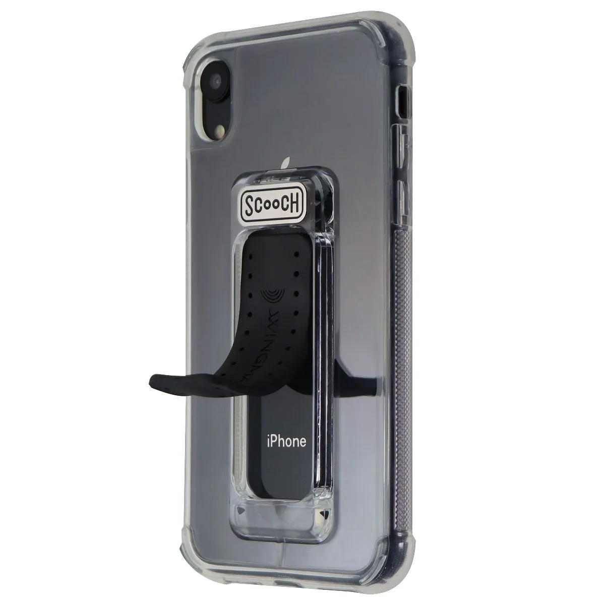 Scooch Wingman Series 5 in 1 Case with Kickstand for iPhone XR - Clear