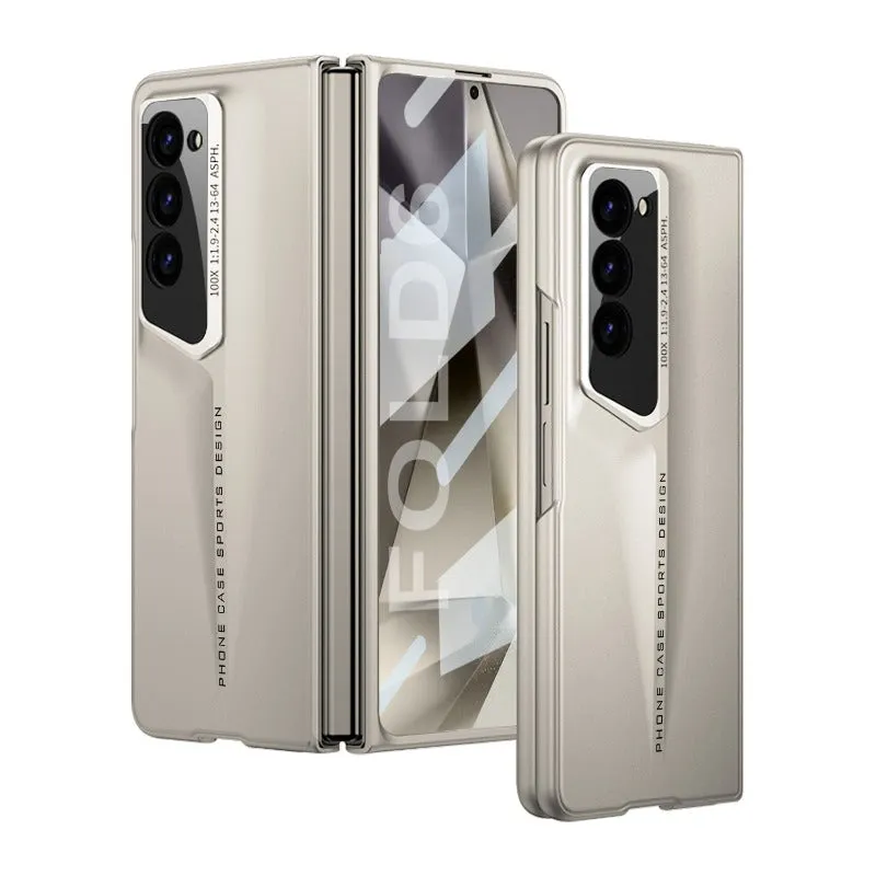 Shockproof Armor Matte Phone Case With Screen For Samsung Galaxy Z Fold 6